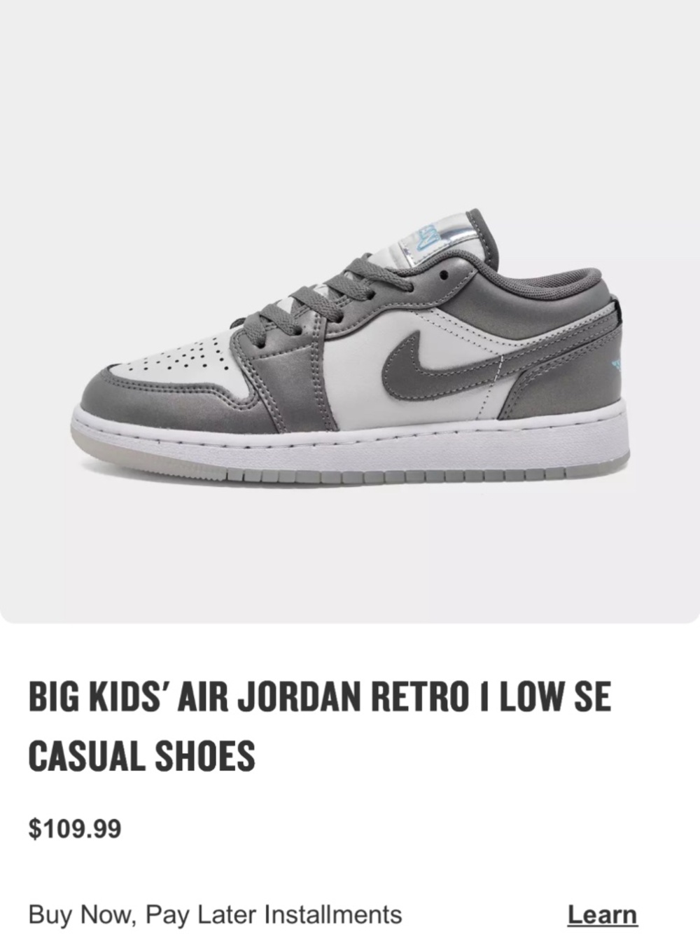 Michael Jordan retro 1 low